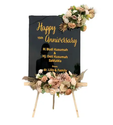 Papan Bunga Akrilik Mergosono