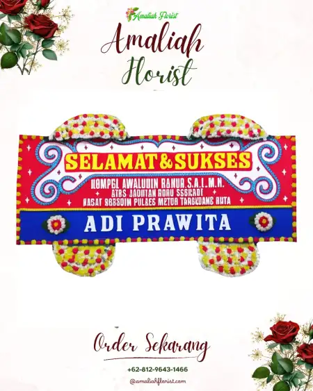 Papan Bunga Ucapan Selamat Mergosono